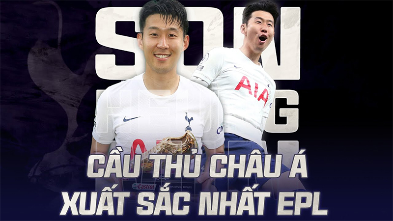 Son Heung Min cầu thủ châu Á xuất sắc nhất EPL