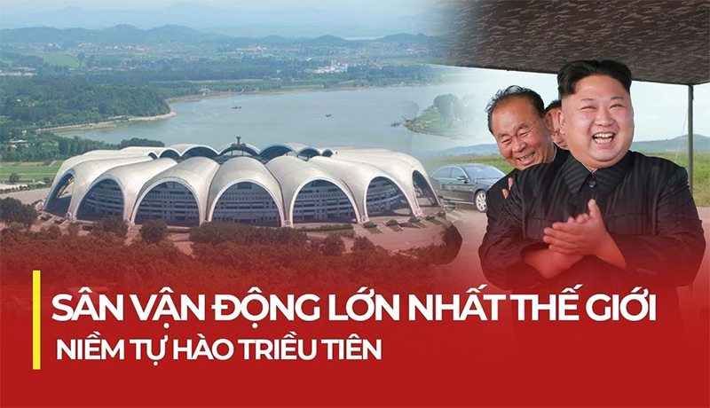 Sân Rungrado nằm trên lãnh thổ Triều Tiên